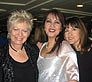 Roxanne with Klara Kay and Lillian de Los Rios at the 2004 ALVA Dinner