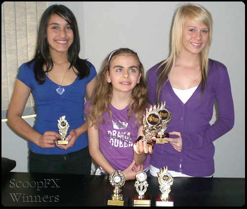Alaina, Holly and Lara took out 4 firsts and a second at the Castle Hill Performing Arts Eisteddfod August 2007